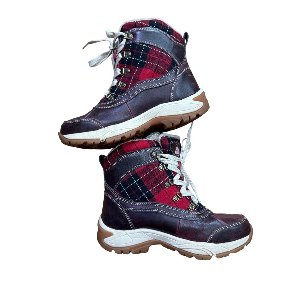 Kodiak Rochelle Waterproof Plaid Winter Hiking Boots Thinsulate Size 8